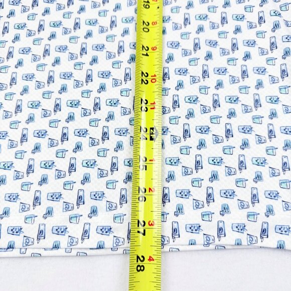 PGA Tour Mens UPF 30 Moisture Wicking Stretch Bright White Polo Shirt Size S NWT - Picture 9 of 9